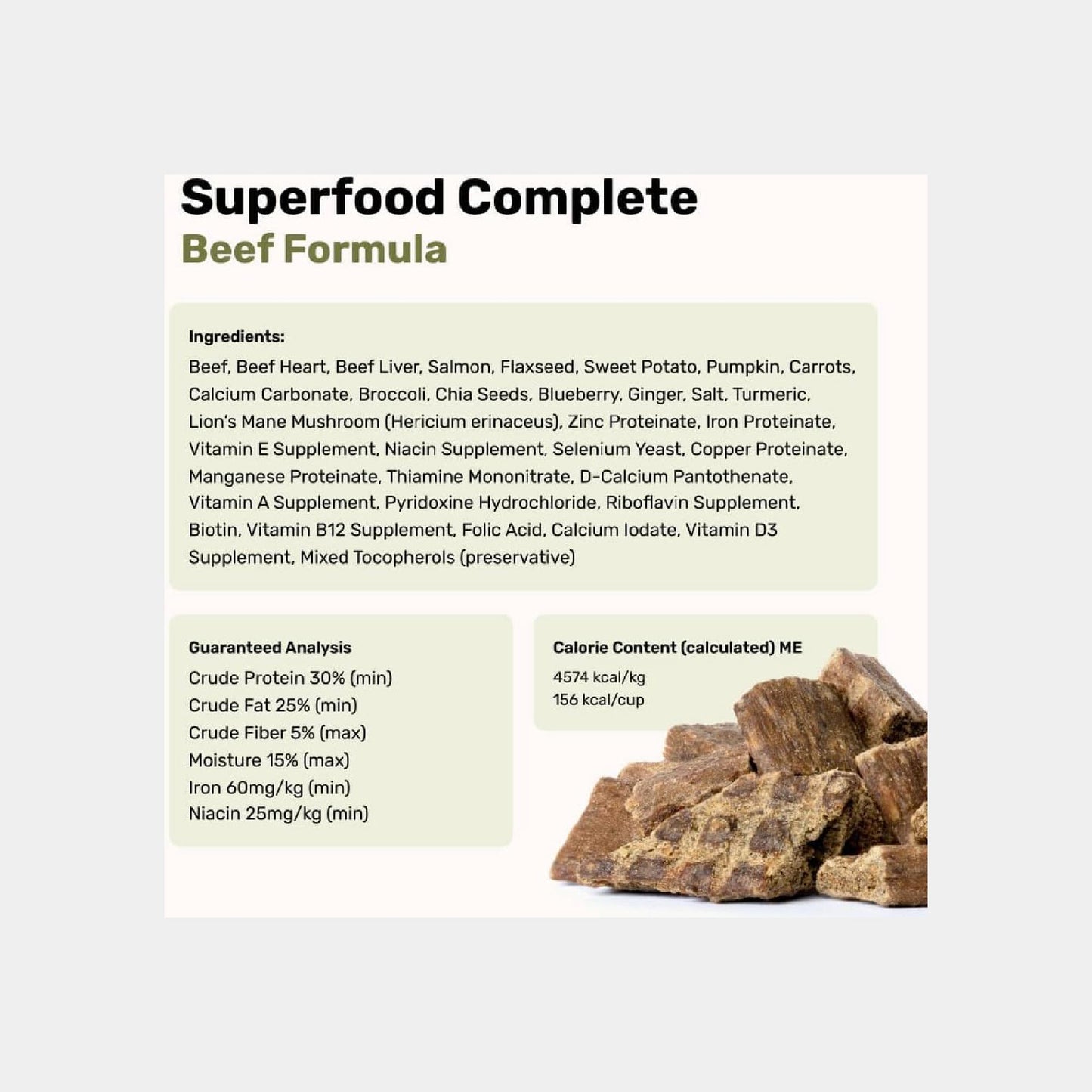 Katherine Heigl Superfood Adult Dog Food – Air-Dried Beef, High Protein & Zero Fillers