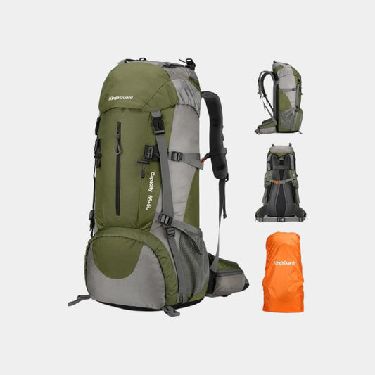 70L Hiking Backpack with Rain Cover – Lightweight, Waterproof Camping & Travel Backpack