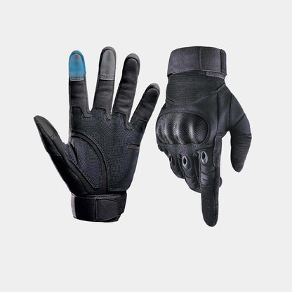 Prospeed Tactical Gloves – Hard Knuckle Shooting & Motorcycle Gloves with Leather Palm