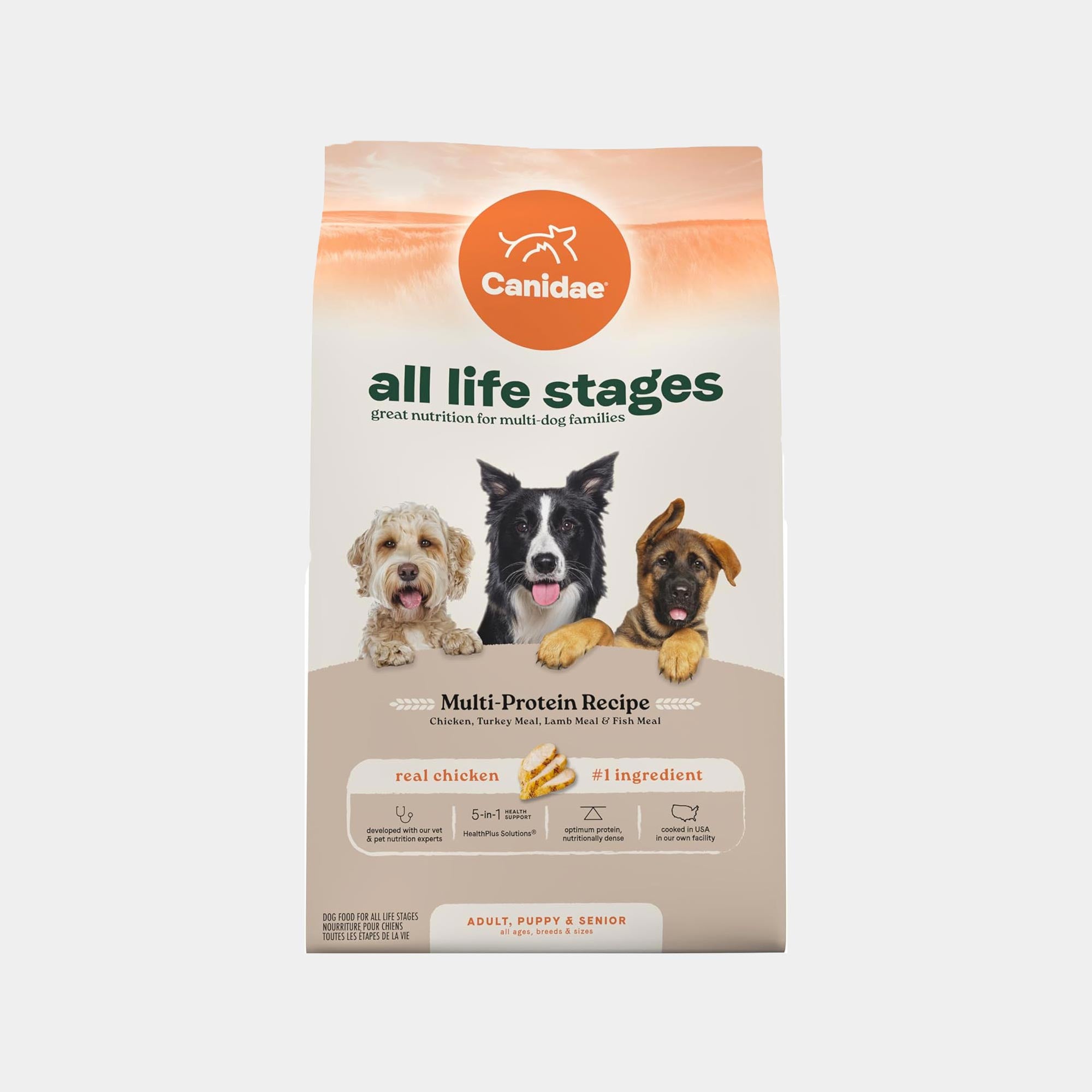 Canidae All Life Stages Multi-Protein Dry Dog Food – Chicken, Turkey, Lamb & Fish (27 lbs)