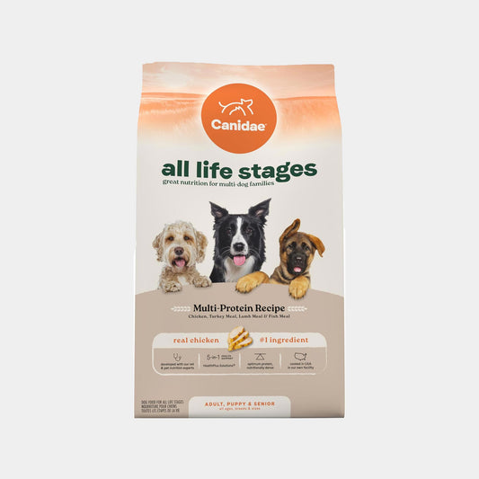 Canidae All Life Stages Multi-Protein Dry Dog Food – Chicken, Turkey, Lamb & Fish (27 lbs)