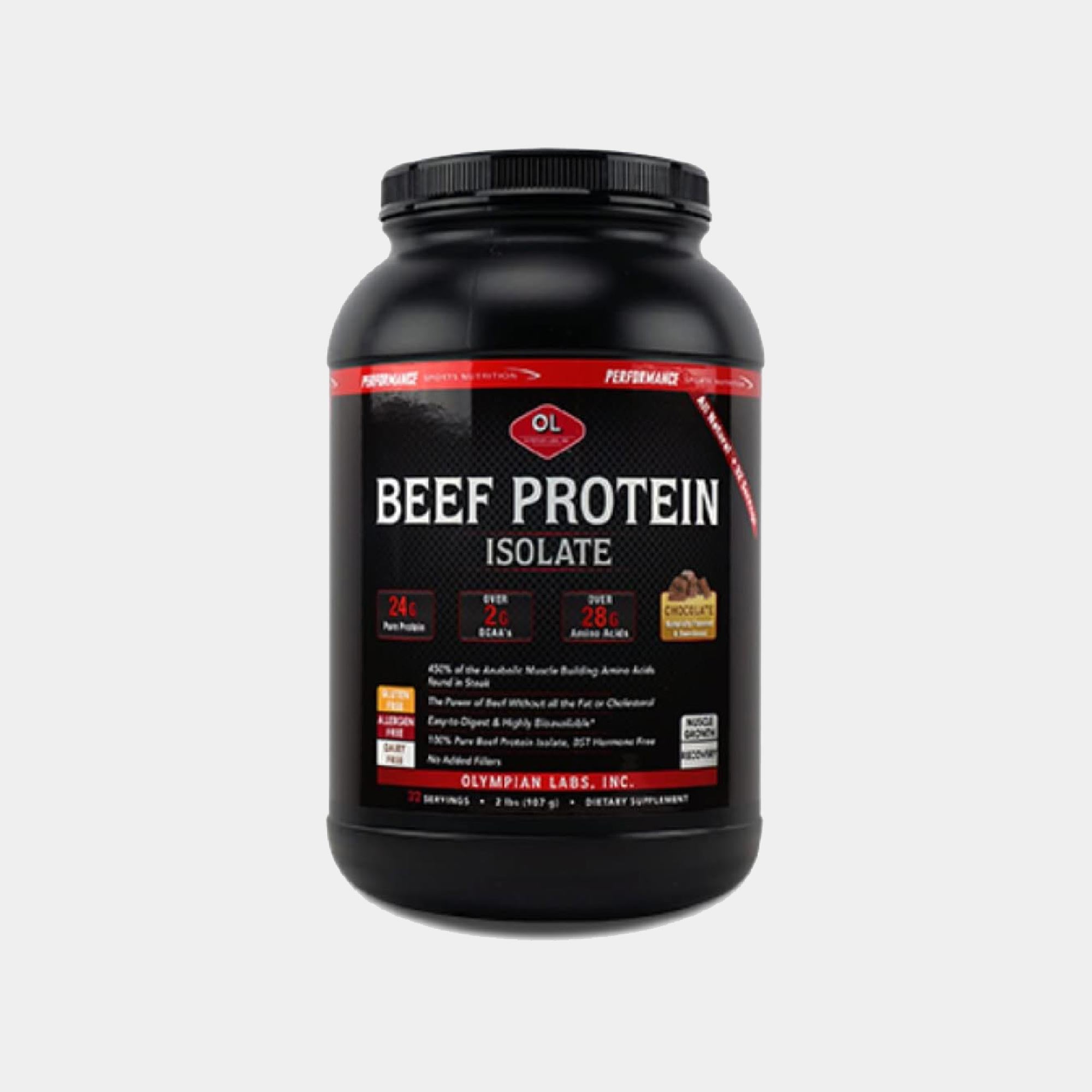 Olympian Labs Beef Protein Isolate Powder – 24g Protein