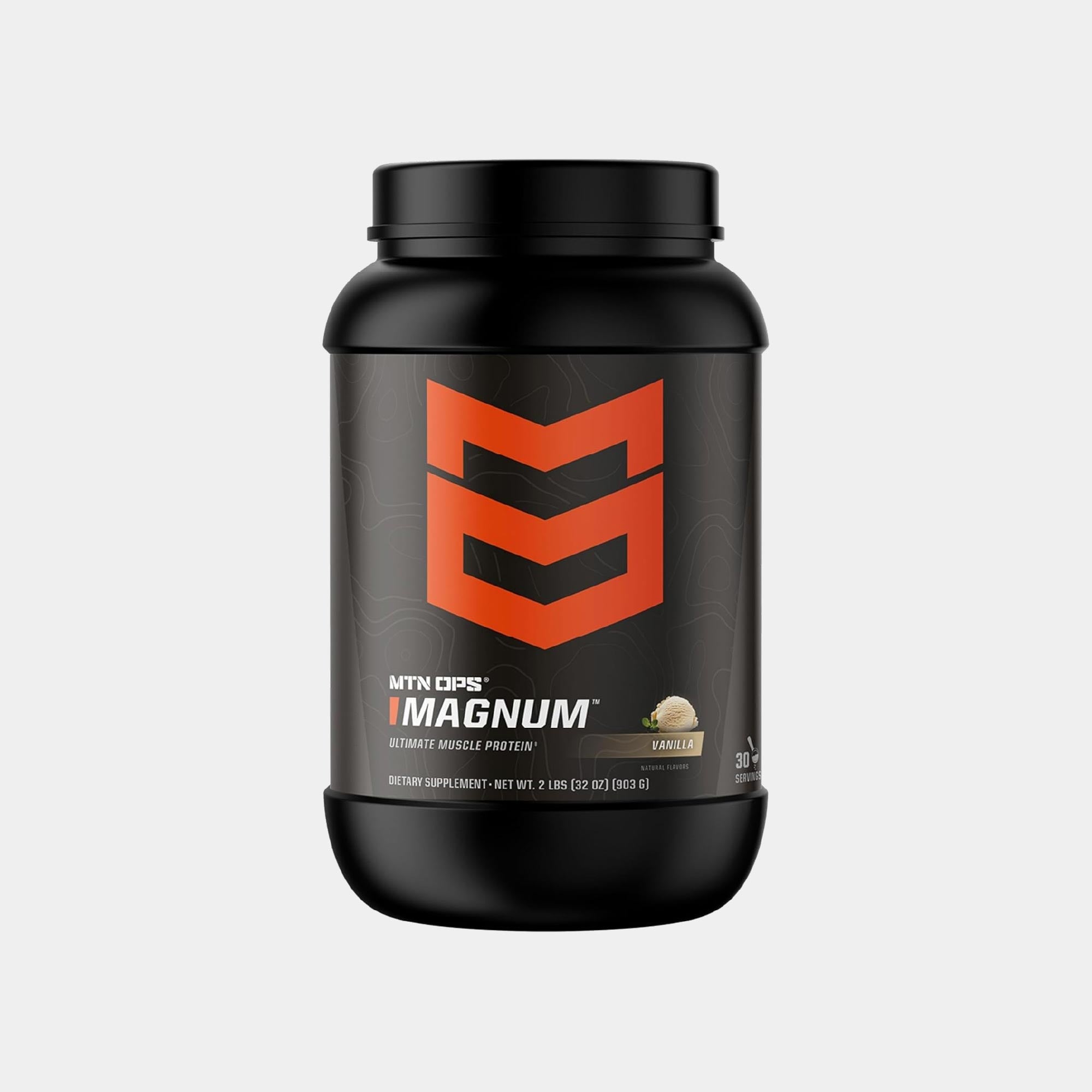 MTN OPS Magnum Vanilla Protein Powder – 23g Whey Isolate + Milk Protein