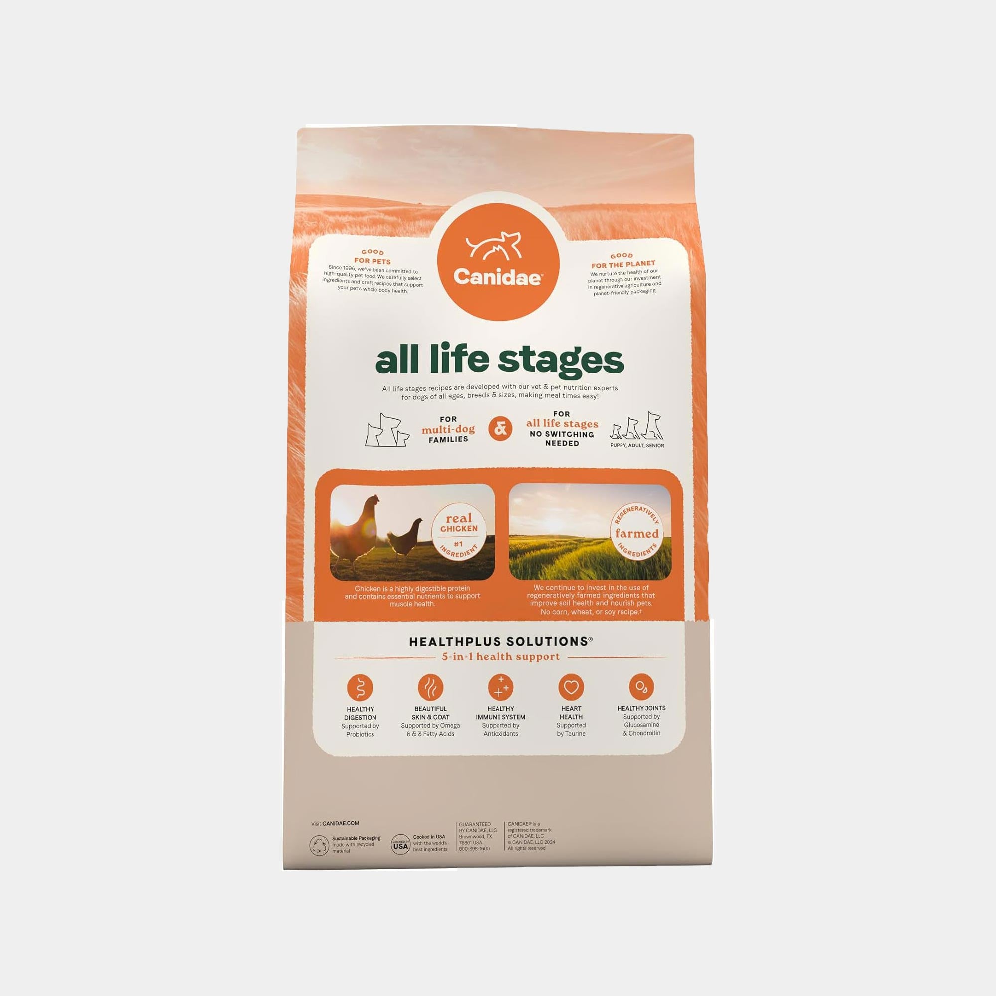 Canidae All Life Stages Multi-Protein Dry Dog Food – Chicken, Turkey, Lamb & Fish (27 lbs)