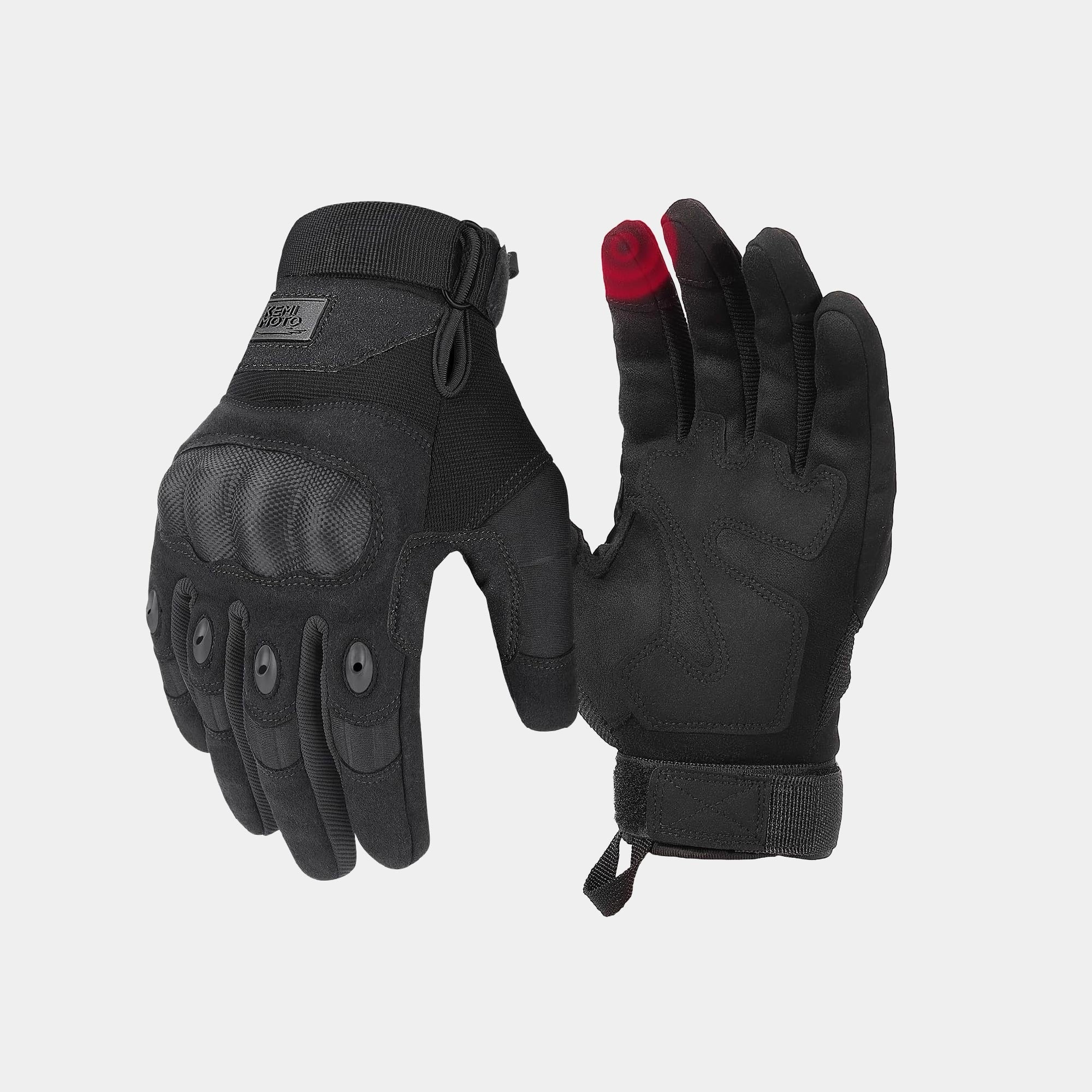 Prospeed Tactical Motorcycle Gloves – Touchscreen, Hard Shell & Palm Padding