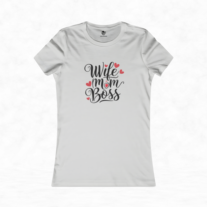Multitasking Mama: Wife Mom Boss Shirt & Trendy Mom Shirt