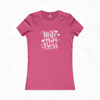 Multitasking Mama: Wife Mom Boss Shirt & Trendy Mom Shirt