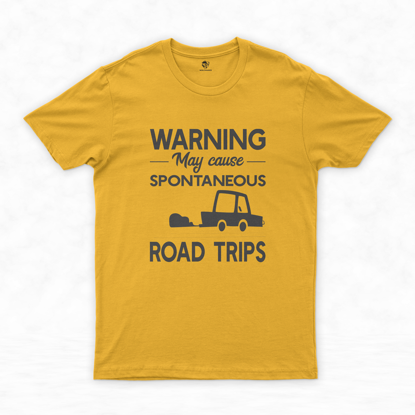 On the Road Again: Cool Camping T- Shirt for Travel Mavericks