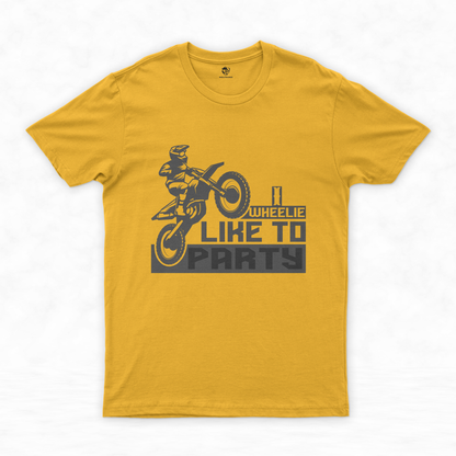 Motorbike T Shirt Collection | Ride, Party, Repeat - Biker Graphic Tee