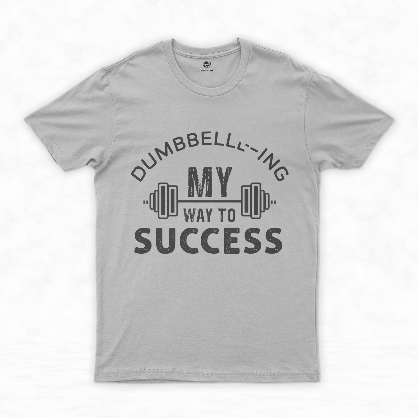 Barbell Swagger: Flex Your Muscles with Our Bodybuilding Tee