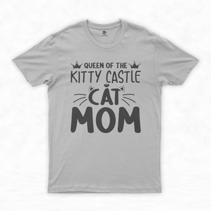 Crowned Cat Queen: Cat Mama Shirt & Mother of Cats Shirt