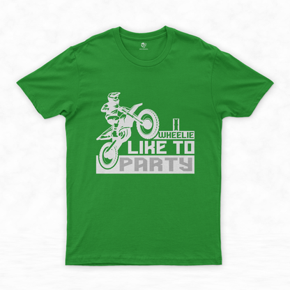 Motorbike T Shirt Collection | Ride, Party, Repeat - Biker Graphic Tee