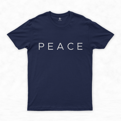 Tranquil Geek Chic: Peace Shirt for Minimalist Enthusiasts