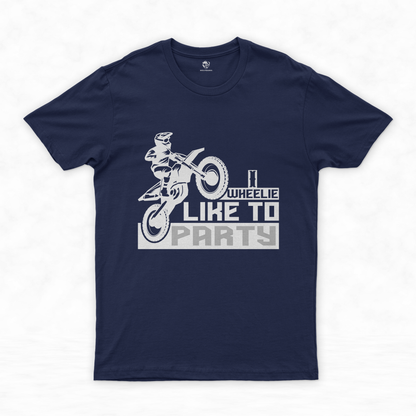 Motorbike T Shirt Collection | Ride, Party, Repeat - Biker Graphic Tee
