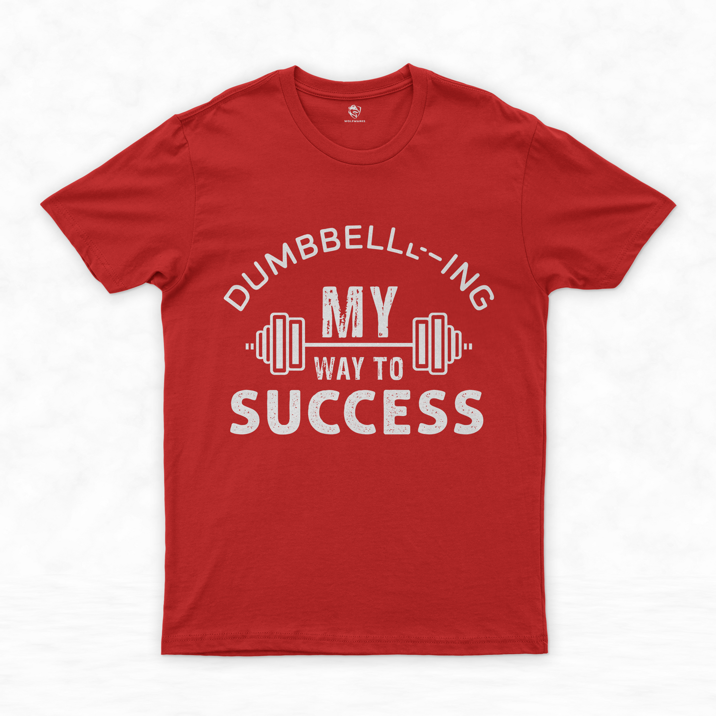 Barbell Swagger: Flex Your Muscles with Our Bodybuilding Tee