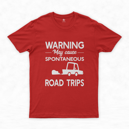 On the Road Again: Cool Camping T- Shirt for Travel Mavericks