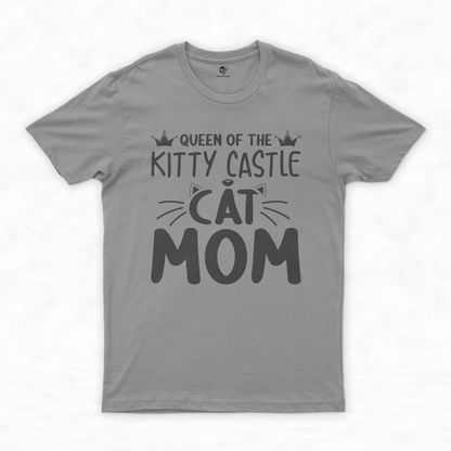 Crowned Cat Queen: Cat Mama Shirt & Mother of Cats Shirt