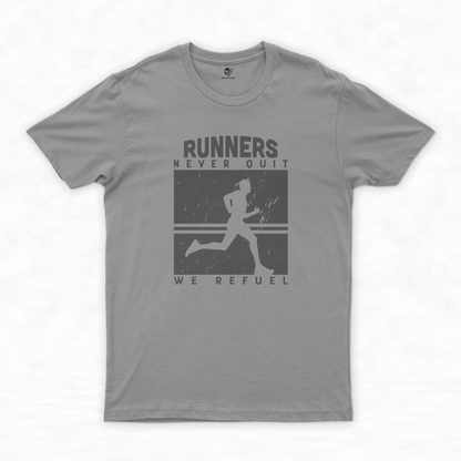 Running Club T-Shirt Collection | Fuel Your Journey - Runners Never Quit, We Refuel!